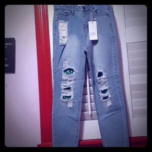 NWT Liquor N Poker denim